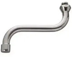 Madidef - Cornat Rohrauslauf Messing Verchromt, 3/4 Ig, 145 Mm, M22 X 1 Ig