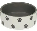 Nobby - Hunde Keramiknapf Pata Creme Grau &Oslash; 12 X 4,5 Cm 250 Ml Standardnapf