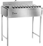 Bbq-toro Edelstahl Kohlegrill Mit Spie&szlig;aufsatz 11 Spie&szlig;en Und Motor