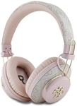 Guess Bluetooth Enc Metal 4g Logo Pink Over-ear-kopfh&ouml;rer
