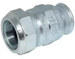 Gebo - Verschraubung Temperguss-verbinder 1 1/2'' X 1 1/2'' Ig Verzinkt F&uuml;r