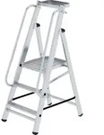 G&uuml;nzburger Steigtechnik Plattformleiter Steckbar Mit 2 Handl&auml;ufen - 052083
