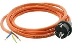 Baustellen-anschlussleitung Orange, 5m, H07bq-f 3g1,0, Aeh, Ip44