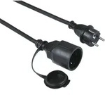 Hama Verl&auml;ngerungskabel Outdoor 10m Schwarz Ip44