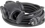 As-schwabe - As Schwabe 60450 Strom Verl&auml;ngerungskabel 16 A Schwarz 30.00 Cm H07rn-f