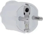 As Schwabe 62221 Schutzkontaktstecker Pvc 230 V Wei&szlig; Ip20