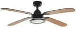Deckenventilator Mit Lampe 'tedric' Aus Metall Mit Fernbedienung F&uuml;r Wohnzimmer &