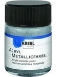 Acryl Metallicfarbe Silber 50 Ml Verzierfarbe - Kreul