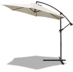 Ampelschirm Mit Schutzh&uuml;lle 300 Cm, Beige