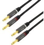 Logilink Ca1211 Audio Anschlusskabel 5.0 M Schwarz Geschirmt, Farbcodiert