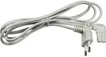 Netzkabel 3 M Eurostecker Auf Typ C7 Wei&szlig; 230 V 2,5 A