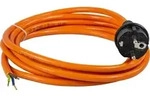 Baustellen-anschlussleitung Orange, 3m, H07bq-f 3g1,0, Aeh, Ip44