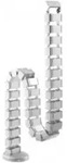 Equip Kabelwirbels&auml;ule 7 Durchmesser Stahl Grundplatte Wei&szlig; (650809)