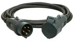 Walther Werke - 39100502050100 Strom Verl&auml;ngerungskabel 16 A Schwarz 5.00 M