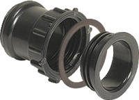 Kessel - Zulaufstutzen Dn 70 39007 Abs, Mit Dichtung Und Gewindering