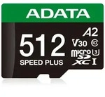 Adata Speed Plus Microsdxc 512 Gb Klasse 3 Uhs-i/u3