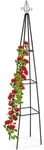 Rankhilfe Obelisk, 204 Cm Hoch, Ranks&auml;ule F&uuml;r Kletterpflanzen, Aus Metall,