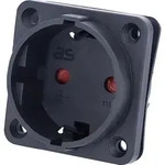 As Schwabe 45081 Einbau-steckdose Schwarz