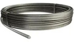 Obo Bettermann Rundleiter 20m Ring 10mm Edelstahl, Rostfrei A4 1.4571/1.4404, 20