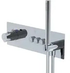 Steinberg 390 - Unterputz-thermostatarmatur, F&uuml;r 3 Verbraucher, Mit K&ouml;rper, Chrom