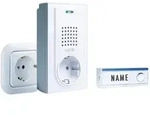 M-e Modern-electronics Fg-2.2 Funkklingel Komplett-set Mit Namensschild