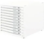 Han Contur 1510 12 Wei&szlig;er Schubladenbox 30 Cm