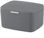 Badbox Barcelona Mit Deckel Anthrazit, Spezialkunststoff, Absolut Bruchsicher, Grau,
