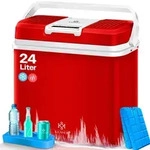 24 Liter K&uuml;hlbox K&uuml;hlt Und W&auml;rmt Thermo-elektrische K&uuml;hlbox 12 Volt Und 230...