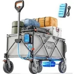 Elektrokarre Bollerwagen,bollerwagen Faltbar, Mit 20cm Gel&auml;ndereifen, 200l