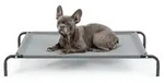 Lionto Hundeliege, Bequemes Outdoor Hundebett Mit Netzgewebe, Erh&ouml;ht, Luftig &
