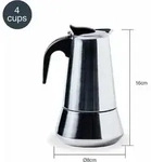 Kaffeemaschine Lacor Edelstahl 1 Liter 4 Tassen