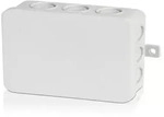 F-tronic Verteilerdose, 100x100x40 Mm, 12 Einf&uuml;hrungen, Grau