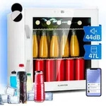 Klarstein - Mini K&uuml;hlschrank Mit Glast&uuml;r, Kleiner Mini-k&uuml;hlschrank Leise F&uuml;r