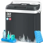 32 L K&uuml;hlbox 12v 230v Stecker Mini-k&uuml;hlschrank Thermoelektrische Warmhaltebox 32