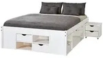 Till Doppelbett 140x200 Cm Einschl. Lattenroste, Weiss.