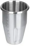 Kraftprotz Edelstahlbecher Zubeh&ouml;r 1 Liter Edelstahl Silber