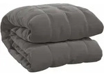 Gewichtsdecke Grau 220x235 Cm 11 Kg Stoff Vidaxl