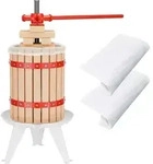 Obstpresse 6l Maischepresse Mit 3 Passenden Presst&uuml;chern Weinpresse Aus Holz