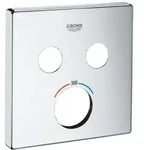 Grohe Rosette 49039, Eckig, F&uuml;r Smartcontrol Unterputz, F&uuml;r Thermostat Mit 2