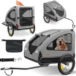 Hundeanh&auml;nger Boxer 2-in-1 Hundebuggy Fahrradanh&auml;nger Gro&szlig; Ca. 250l Volumen -