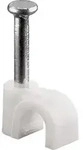 Goobay - Kabelschelle 4 Mm, Wei&szlig;, Befestigung F&uuml;r Kabel Mit Durchmesser Bis 4 Mm.