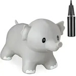 Relaxdays H&uuml;pftier Elefant, Inklusive Luftpumpe, Sprungtier Bis 100 Kg, Hopser...