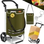 Kesser&reg; Einkaufstrolley Klappbar Mit 56l Kapazit&auml;t Und Belastbar Bis 50kg 3in1