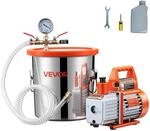 Vevor 11,36 L Vakuumkammer Mit Pumpe, 99 L/min, Edelstahl, Entgasungskammer-kit,