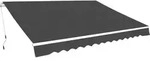Gelenkarmmarkise 350 Cm Anthrazit - Vidaxl