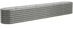 Hochbeet Verzinkter Stahl 260x40x36 Cm Grau Vidaxl