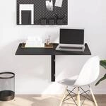 Wand-klapptisch Schwarz 100x60x56 Cm Holzwerkstoff - Vidaxl