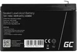Green-cell Agm50 Wiederaufladbare Batterie Schwarz 12 V 10 Ah