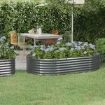 Hochbeet Verzinkter Stahl 175x100x36 Cm Anthrazit Vidaxl