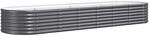 Hochbeet Verzinkter Stahl 296x80x36 Cm Anthrazit Vidaxl